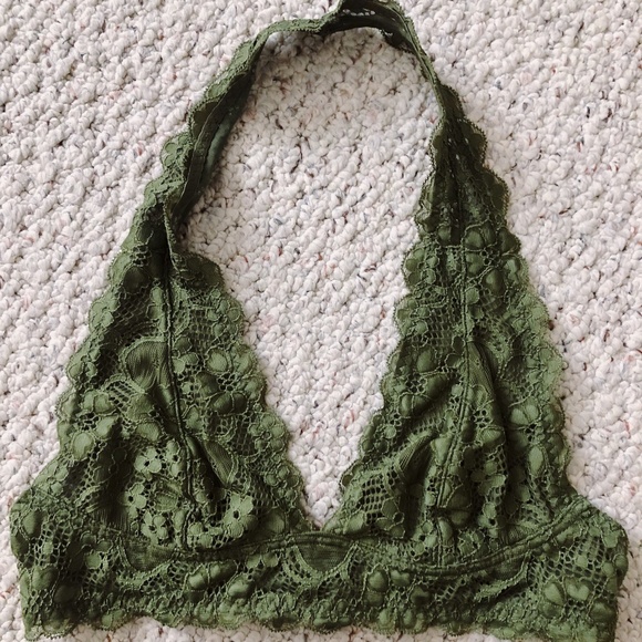 Free People Other - Free People Bralette "Galloon Lace Halter Bra"